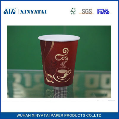 Κίνα 10 ουγκιές Προσαρμοσμένη Ενιαία PE επίστρωση Χαρτί Αδιαβατική ποτήρια μίας χρήσης για ζεστά ροφήματα προμηθευτής
