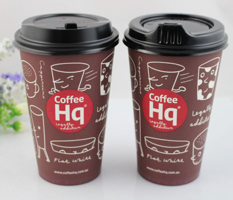 Κίνα 80 χιλιοστά / 90 χιλιοστά Black Coffee Στόμιο χάρτινο ποτήρι Καπάκια για το ταίριασμα Κύπελλα Βιβλίο προμηθευτής